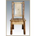 thumbnail image 1 of Glacier Country Side Chair with Laser Engraved Elk Design, 1 of 1