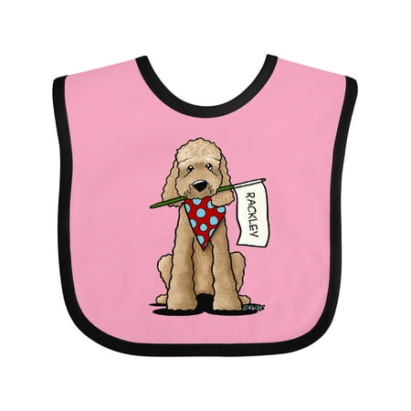 Inktastic Rackley Goldendoodle Boys or Girls Baby Bib