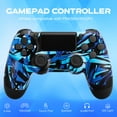 thumbnail image 2 of Game Controller for P4, Wireless Controller Compatible with P4/SLIM/PRO & PC with Dual Vibration & 6-Axis Gyro Sensor, 2 of 6
