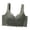Army Green, variant on Women's Front Closure Wireless Bra with Lace Longline Frame, Comfortable Lift Bra for Everyday Support