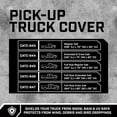 thumbnail image 6 of Caterpillar CAT Workforce Pickup Truck Cover -All Weather 6-Layer Tough Protection for Full Size Cab, 6 of 7