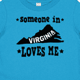 thumbnail image 4 of Inktastic Virginia Vacation Someone Loves Me Boys or Girls Baby T-Shirt, 4 of 5