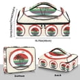 thumbnail image 3 of Iauyy Casserole Carrier for Hot Food Insulated Casserole Travel Carry Bag with Lid Food Warmer Bag for Party/Picnic,Two Palm Trees, 3 of 7