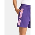 thumbnail image 4 of My Melody and Kuromi Women’s Graphic Fleece Shorts, Sizes XXS-XXL, 4 of 5