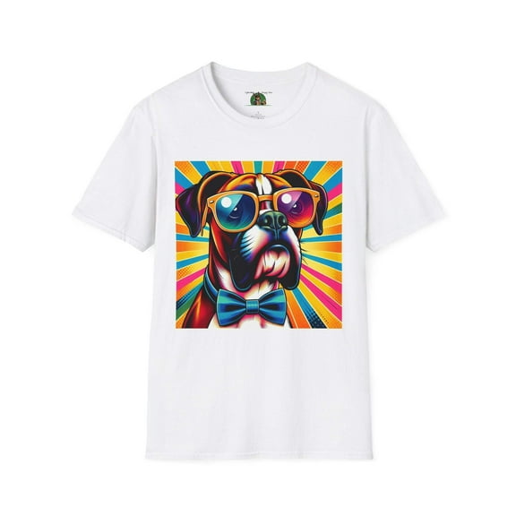 Pop Art Boxer1 Unisex Softstyle T-Shirt