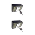 thumbnail image 3 of Billuyoard Garden Solar Fence Light Walkway Stairs Safety Lamp Control Lighting Mounted Park Patio Outdoor with Remote Wall Deck 2piezas, 3 of 6