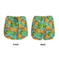 thumbnail image 5 of Xecao's Pineapple for a double-layer running short for women, perfect for gym, tennis, and more, featuring a convenient pocket., 5 of 9