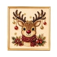 thumbnail image 3 of Christmas Deer Diamond Art Kits for Adults DIY Christmas Diamond Art Kit Christmas Crafts Pearl Art Kits for Beginners Diamond Dots for Adults Reindeer Christmas Decor Christmas Gift 7.8 X 7.8inch, 3 of 6
