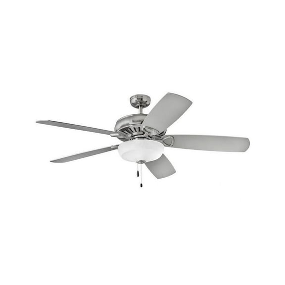 60 inch 5 Blade Ceiling Fan with Light Kit-Brushed Nickel Finish Bailey Street Home 81-Bel-4771831