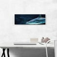 thumbnail image 2 of ARTCANVAS Shark In Ocean Home Decor Panoramic Canvas Art Print - Size: 36" x 12" (0.75" Deep), 2 of 9
