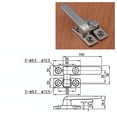 thumbnail image 2 of 304 Stainless Steel Handle Lock for Casement Shutter Knob Buckle Handle Large Right, 2 of 7