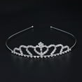 thumbnail image 6 of WHAMVOX  2 Pcs Tiara Crown for Wedding Bridal Bride Women's, 6 of 8