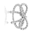 thumbnail image 2 of Silver Rope Bow Ring, 2 of 3