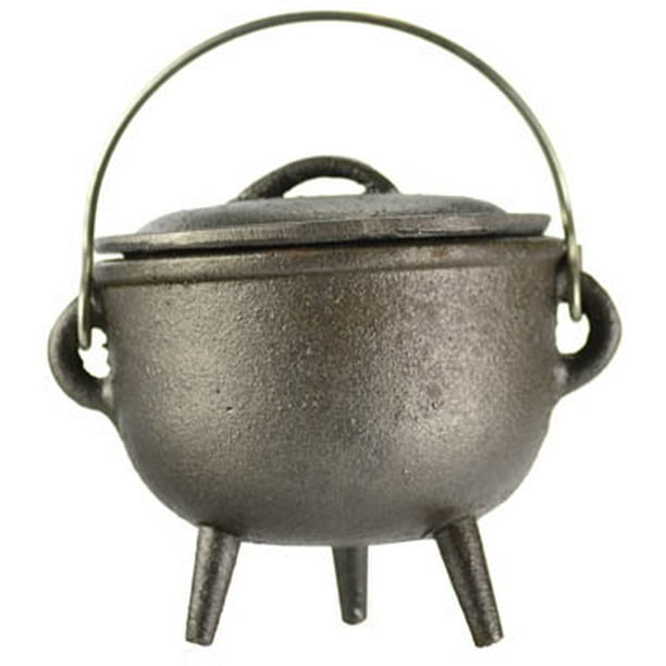 Wood Burning Fireplace Accessories Cauldrons Plain Cast Iron Three