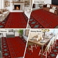 thumbnail image 5 of Large Area Rugs for Living Room Bedroom, Red Boho 5'x8' Rug Washable Carpet Runner Indoor Outdoor, Vintage Ethnic Tribe Abstract Art Retro Non Slip Floor Mats Rug for Kitchen, Bathroom, 5 of 8