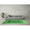 thumbnail image 3 of Ahgly Company Indoor Rectangle Oriental Emerald Green Traditional Area Rugs, 7' x 9', 3 of 4