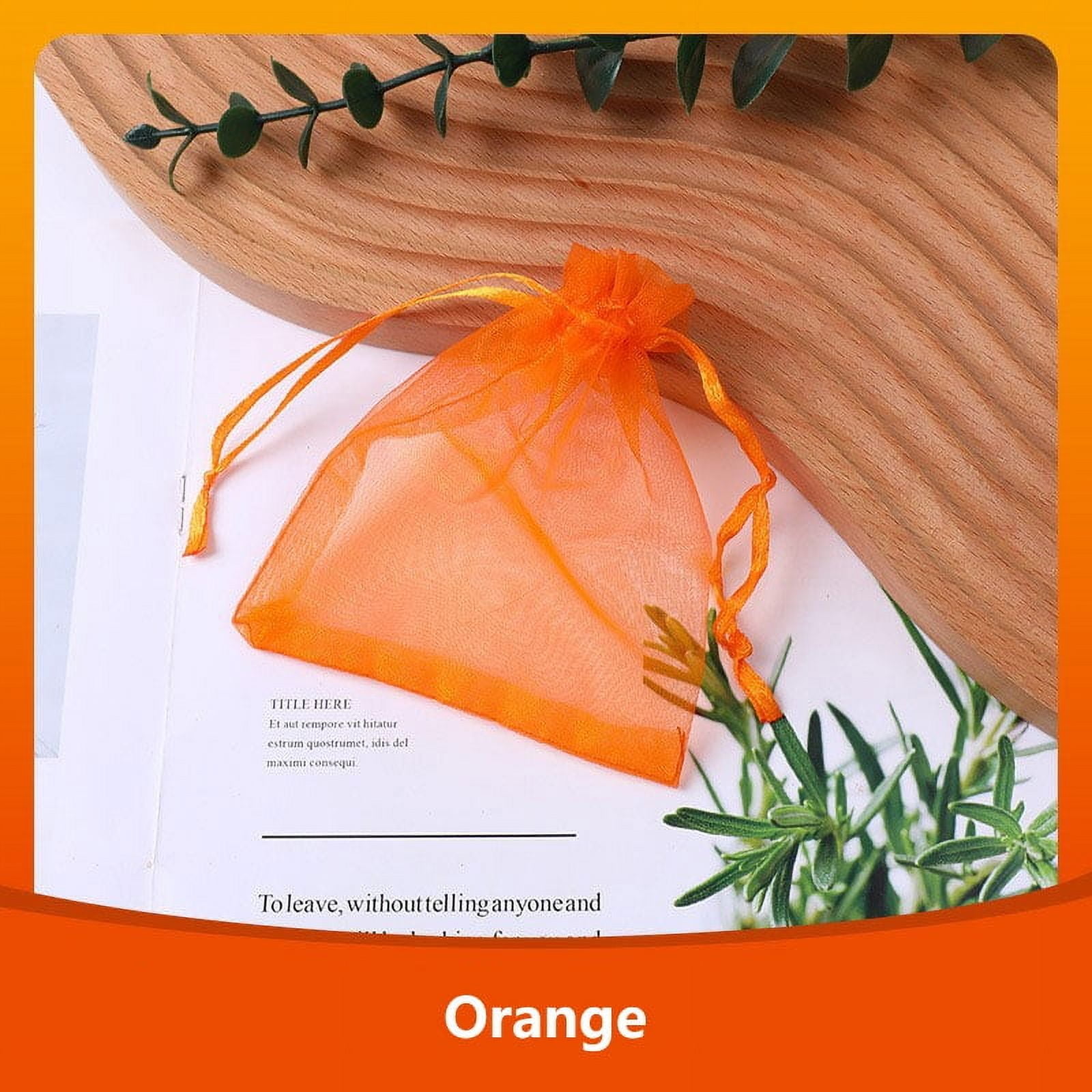 100Pcs/lot 7x9 9x12 10x15 13x18CM Organza Bags Jewelry Bag Wedding Party Decoration Drawable Bagh Gift Pouches Jewelry Packaging