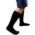 thumbnail image 5 of 6 Pairs Men's Athletic Tube Socks Over the Calf - 25" Length - Size 10-15 Black, 5 of 7