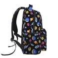 thumbnail image 3 of Easygdp Whales In Space Mochila Ergonómica Versátil para Laptop - Múltiples Bolsillos, Correas Ajustables, Unisex para Escuela, Viajes y Actividades al Aire Libre-One Size, 3 of 5