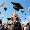 thumbnail image 7 of RuiJiao Graduation Gift for Her Him, Cute College Graduation Stuff Present, 4.7-inch Bear Doll with Doctoral Hat, for High School, University, Teachers, 7 of 7