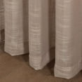thumbnail image 3 of 2 Panels Set Rod Pocket Light Filtering Faux Linen Window Treatment Curtain Drapes for Bedroom or Office, Taupe, 84" Long, 3 of 4