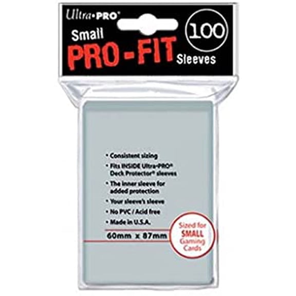 Ultra Pro Deck Protector Small Pro-Fit Sleeves