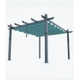 thumbnail image 5 of Riedhoff 10x13 ft Aluminum Pergola, Outdoor Metal Pergola with Adjustable Canopy,Blue, 5 of 6