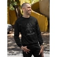 thumbnail image 2 of Modern Y2k Techno Style Sweatshirt Men -Image by Shutterstock, Male 5X-Large, 2 of 4