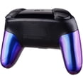 thumbnail image 4 of Poignées de Remplacement Caméléon Extrême pour Manette Nintendo Switch Pro, Coque de Poignée DIY Violet Bleu, 4 of 5