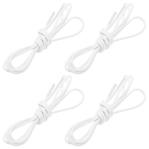 Moluckfu Boot Shoe Laces Waxed Cotton 4Pcs 55In