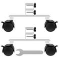 thumbnail image 2 of EIMELI 2Pcs Feet for Infrared Heaters with Brake Switch  Infrared Heaters Feet Sturdy Bracket Feet Suitable For Free-Standing Infrared Heaters Fits With Frame Infrared Heaters For Office, 2 of 11