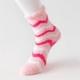 thumbnail image 4 of BRICH Fuzzy Socks for Women Soft Comfy Cozy Fluffy Thick Winter Warm Fleece Slipper Socks Light Pink3 A, 4 of 4
