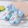 thumbnail image 4 of Girls' Boys' Soft Sole Walkers Cartoon Ant Princess Shoes Blue 9 Months-12 Months, 4 of 7