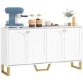 thumbnail image 1 of HOMCOM Buffet Bahut, Armoire de Rangement avec Tablettes Ajustables, 1 of 10