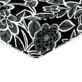 thumbnail image 4 of Jordan Manufacturing 46.5" x 24" Halsey Shadow Black Floral Rectangular Outdoor Deep Seat Chair Cushion Set with Welt, 4 of 10