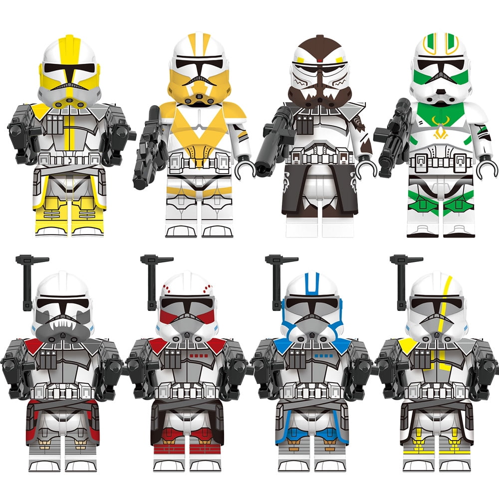 16Pcs Minifigures Star Wars Killsbobafett Clone Trooper Clone Army Trooper XP311 