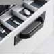 thumbnail image 4 of 2pcs Zinc Alloy Barn Door Handle - Sliding Door Handles compatible Fire Door, Cabinet Door Handles (black)-D, 4 of 4