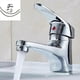 thumbnail image 5 of Basin Taps Bathroom Mixer Faucet Hot and Cold Mixer Tap Chrome Plated Solid Brass Lavatory Bathroom Vanity Sink Faucet for Bathroom Kitchen Cloakroom, 5 of 5