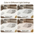 thumbnail image 7 of ODIKA Extra Large Abstract Neutral Interlocking Brushstroke Motifs for Home Office, Gaming Room, Under Desk, Non-Slip Chair-Friendly, 7 of 7