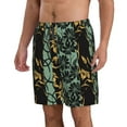 thumbnail image 2 of Naloa Lilies Flowers Men's Beach Shorts, Surfing shorts, Swim trunks, Quick Dry Swim Trunks for Surfing Beach Fun - Medium, 2 of 9