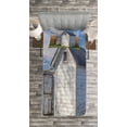 thumbnail image 3 of Ambesonne Outhouse Quilted Bedspread Set 2 Pcs, Country Cottage Wheat, Twin Size, Marigold White, 3 of 3