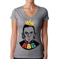 thumbnail image 1 of Awkward Styles Ruth Bader Ginsburg Shirt for Women Queen of Women's Rights Notorious V-neck Shirt RBG T Shirt Support Women Empowerment Ladies V neck T-shirt, 1 of 4