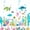 Ocean 04, variant on spefrowx Seashell Coral Twin Comforter Sets for Kids, Light Blue Starfish Ocean Bedding Set, 2 Pieces, 1 Comforter and 1 Pillowcase