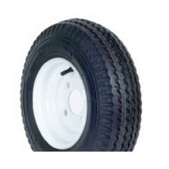 Americana Tire Assemblage et Roue Tire/Wheel Assemblage 30040 Tire/Wheel; Loadstar K371; 8 Pouces de Diamètre x 3,75 Pouces de Largeur; 4 x 101,6 Millimètres / 4 x 4,00 Pouces