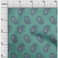 thumbnail image 1 of oneOone Polyester Lycra Fabric Paisley Block Print Sewing Fabric BTY 56 Inch Wide, 1 of 1
