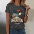 thumbnail image 2 of Leey-World 4th Of July Outfits for Women 250 Years American 1776 2026 250th USA Birthday 4th of July T-Shirt(Grey,XL), 2 of 6