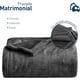 thumbnail image 2 of Cobija Matrimonial Suave Bluelander 100% poliéster Gris Oxford, 2 of 5
