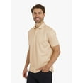 thumbnail image 3 of Chaps Men's & Big Men's Rockland Textured Short Sleeve Polo, Sizes S-3XL, 3 of 6