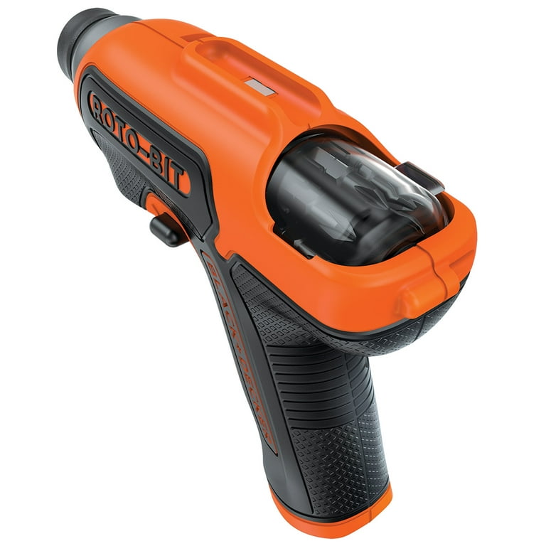 BLACK+DECKER ROTO-BIT 4-Volt Max 3/8-in Cordless Screwdriver (1-Battery  Included and Charger Included) in the Cordless Screwdrivers department at