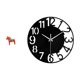 thumbnail image 1 of Adorno Coleccionable De Caballo De Dala Sueco, Figura De Caballo De Dalecarlian, Escultura De Animal, Reloj De Pared Acrílico, Reloj Decorativo, Silencioso, Fácil De Leer, Sencillo, Redondo,, 1 of 8